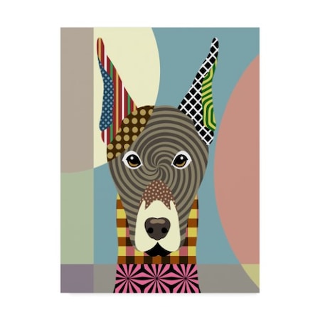 Lanre Adefioye 'Doberman Pinscher' Canvas Art,14x19